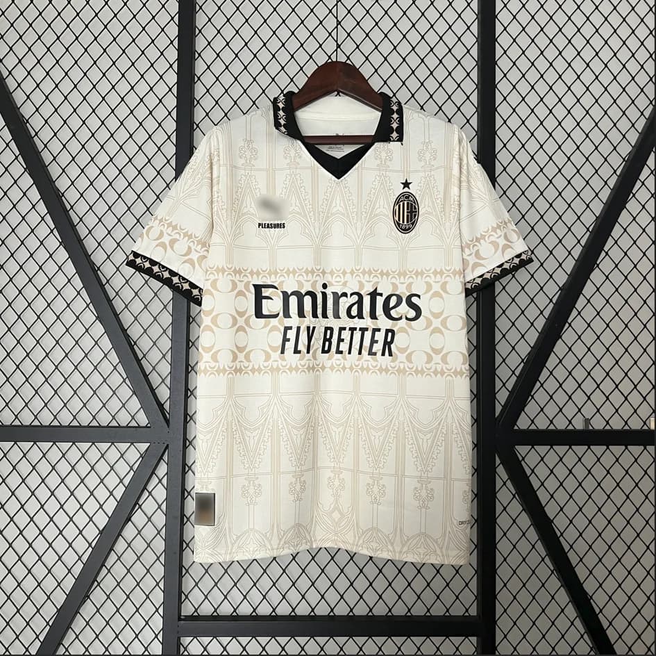AC Milan x Pleasures fourth Kit 2023-2024