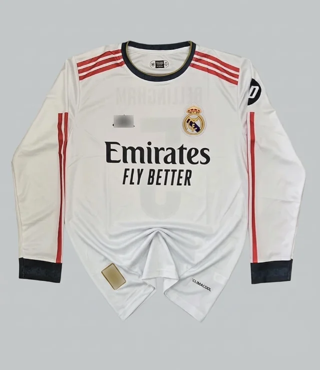 Real Madrid 2026/27 Home Bellingham 5 Full Sleeve